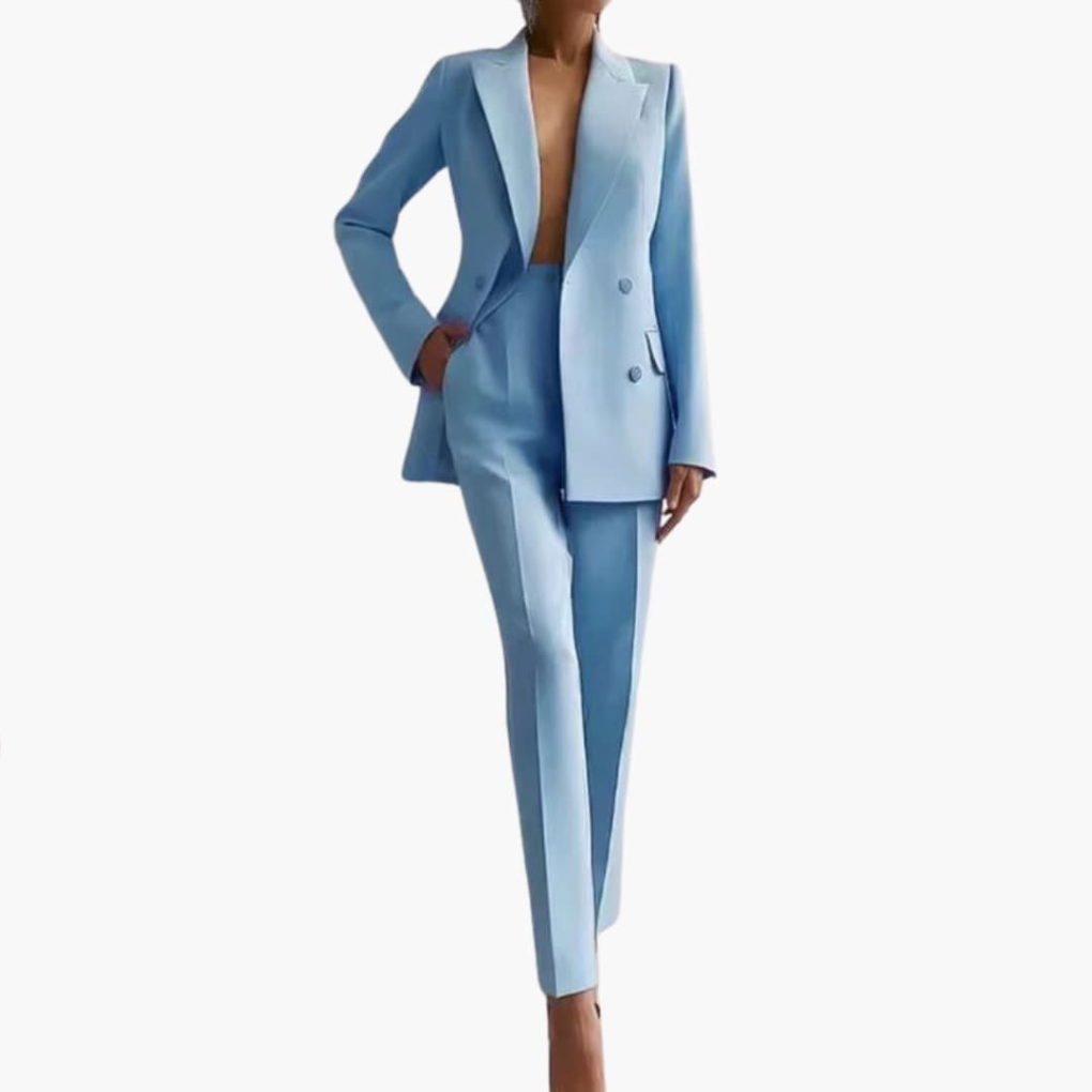 Ladies Business Jacket and Pant Set - Olytrend