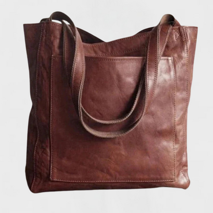 Elegant Faux Leather Tote Bag for Women