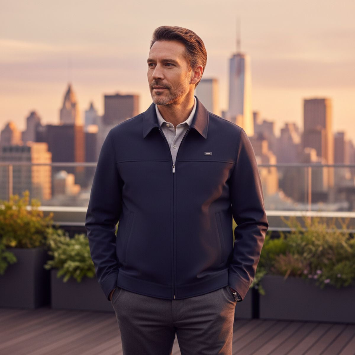 Stylish Men's Contemporary Coat