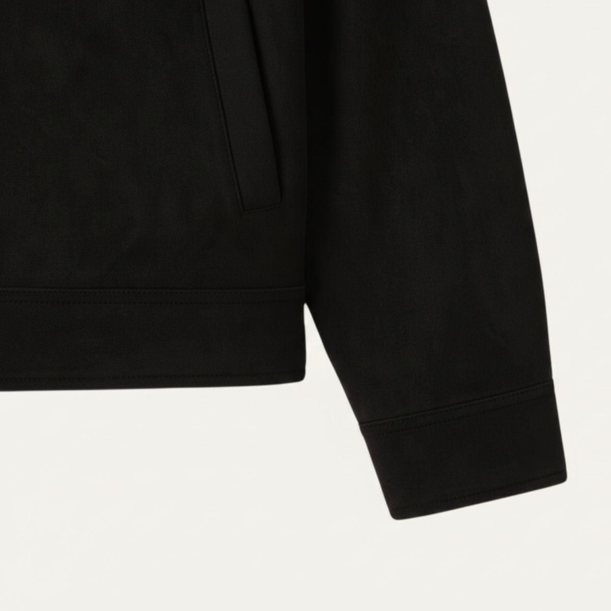 Luxury Suede Bomber Jacket For Men