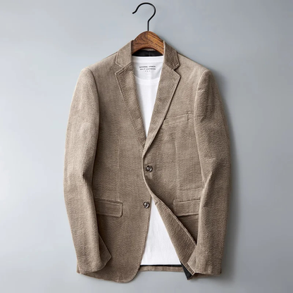 Relaxed Fit Mens Corduroy Blazer Jacket