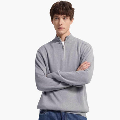 Men's Thermal Fleece Zip Sweater Warm & Cozy
