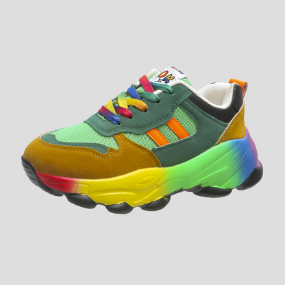 Vibrant Supportive Walking Shoes