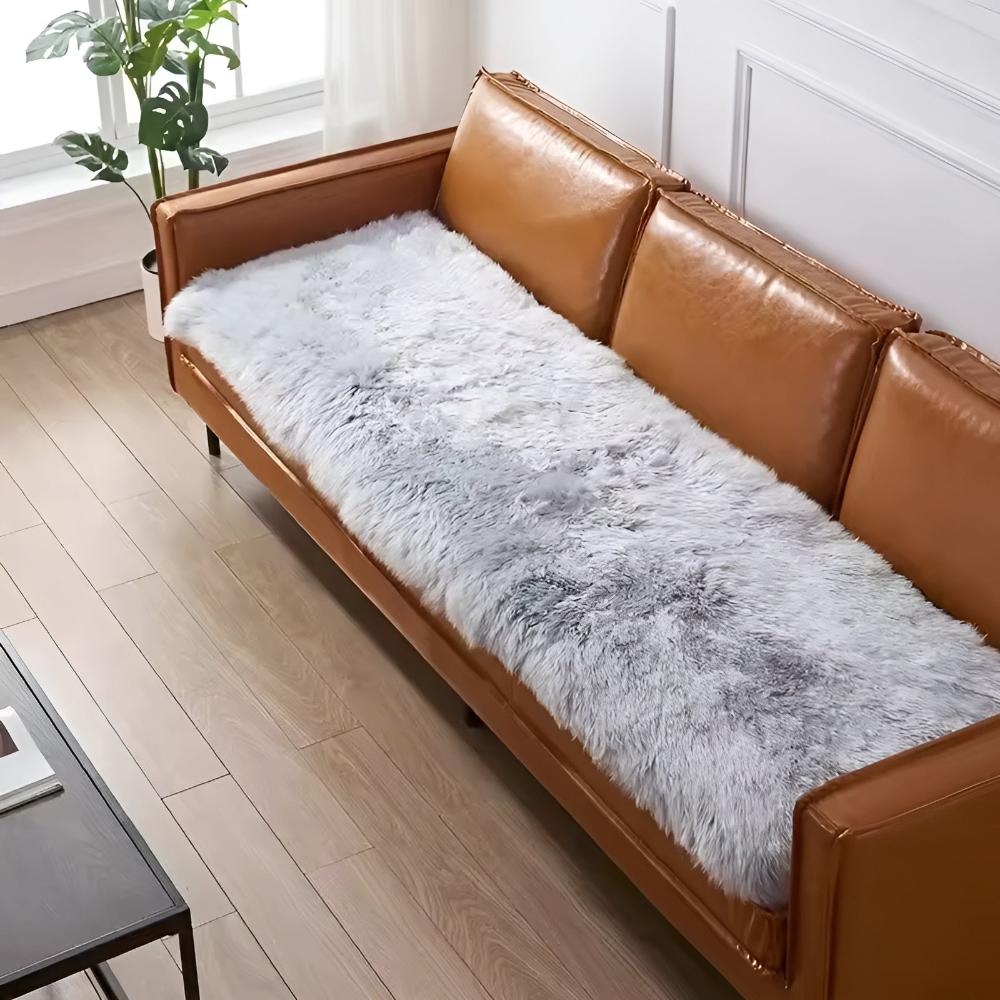 Soft Synthetic Sofa Slipcover With Velvet Feel - Nocini