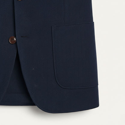 Classic Men's Tweed Business Blazer Jacket