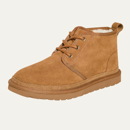 Insulated Men's Waterproof Fur Lined Snow Boots