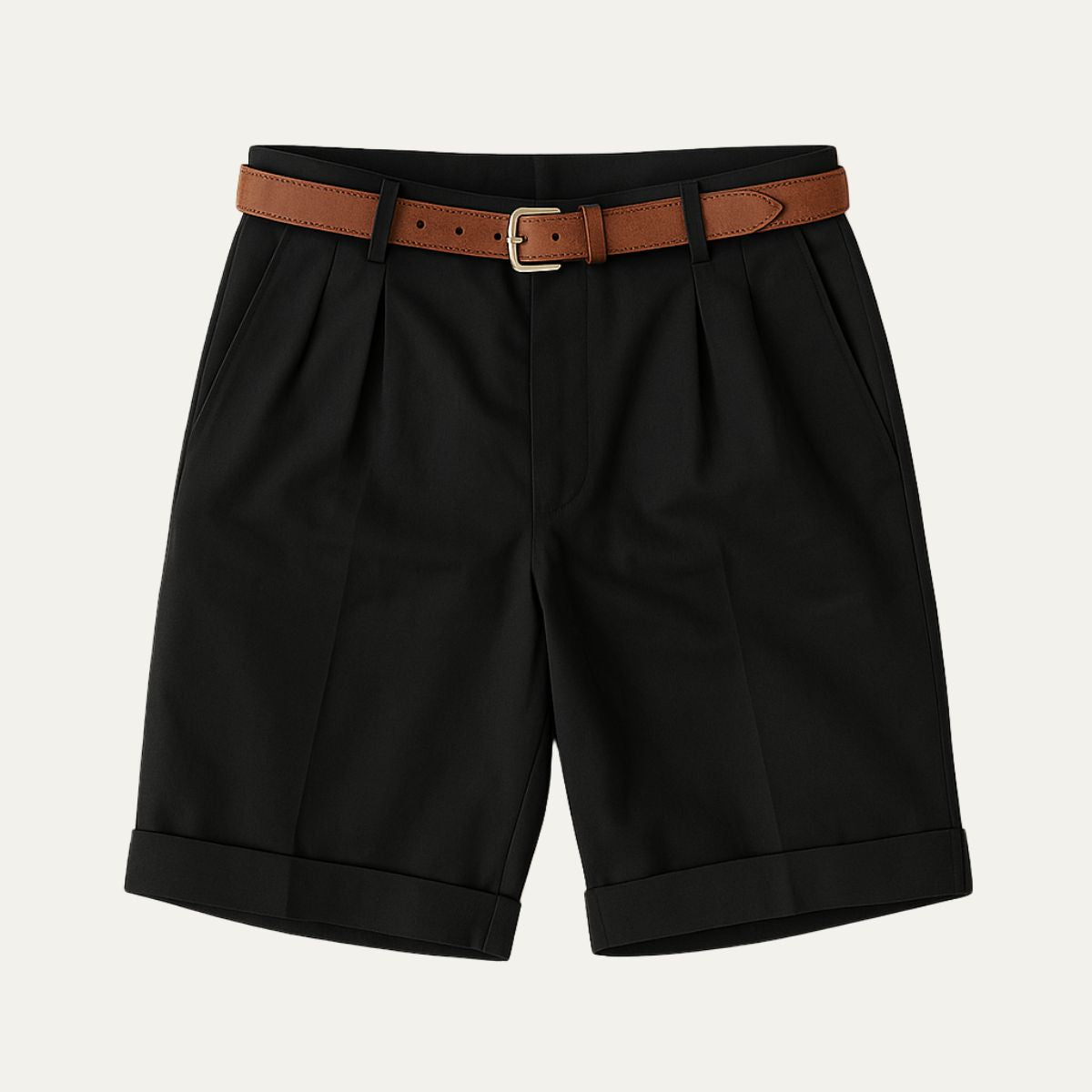 Classic Fit Linen Shorts for Men