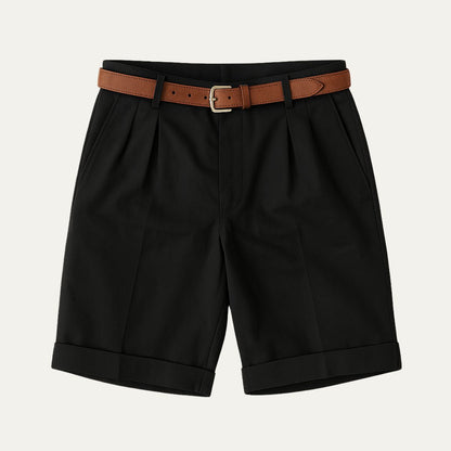 Classic Fit Linen Shorts for Men