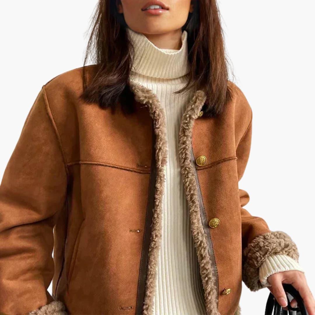 Soft Faux Fur Winter Coat for Women