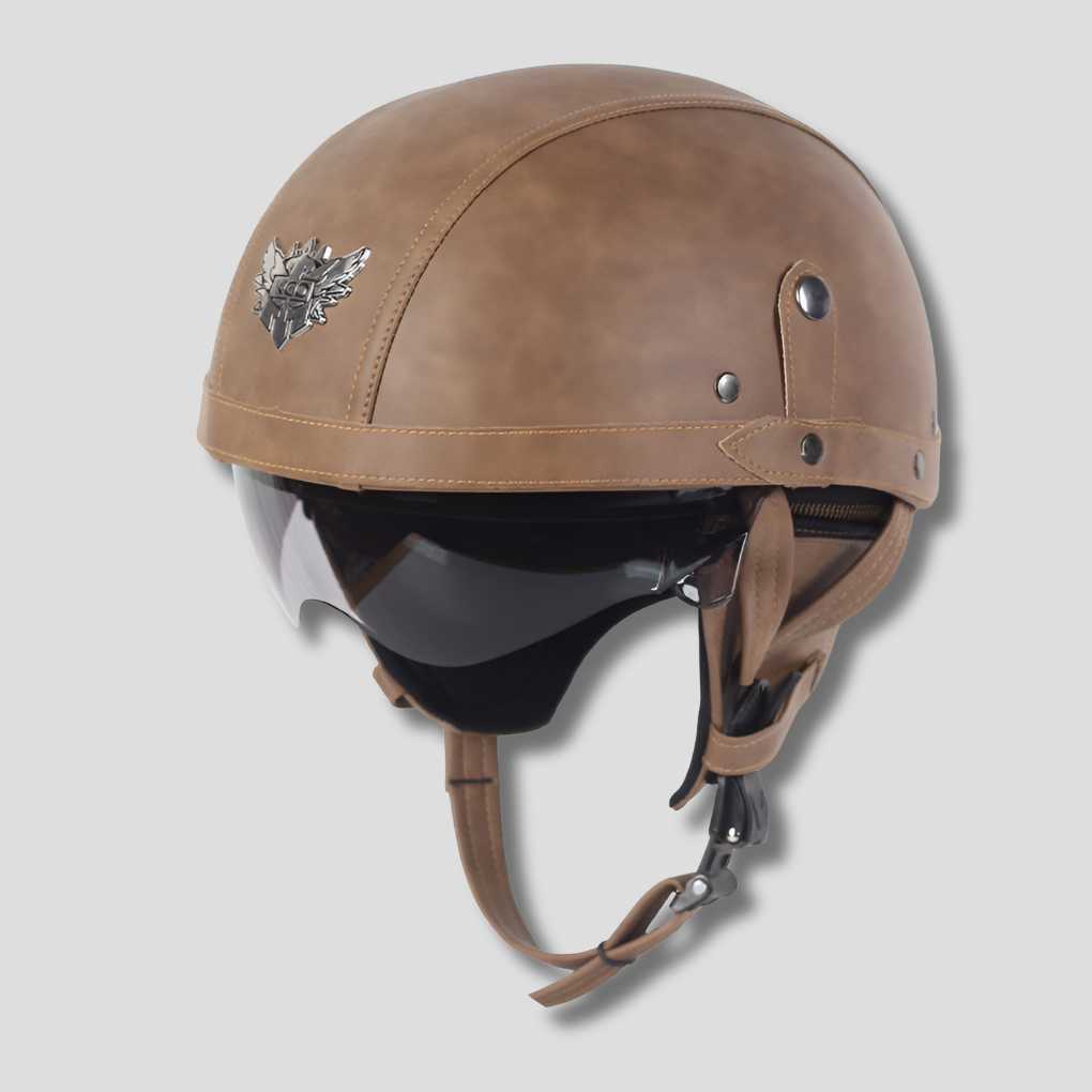 Classic Bike Helmet with Flip Up Visor - Olytrend