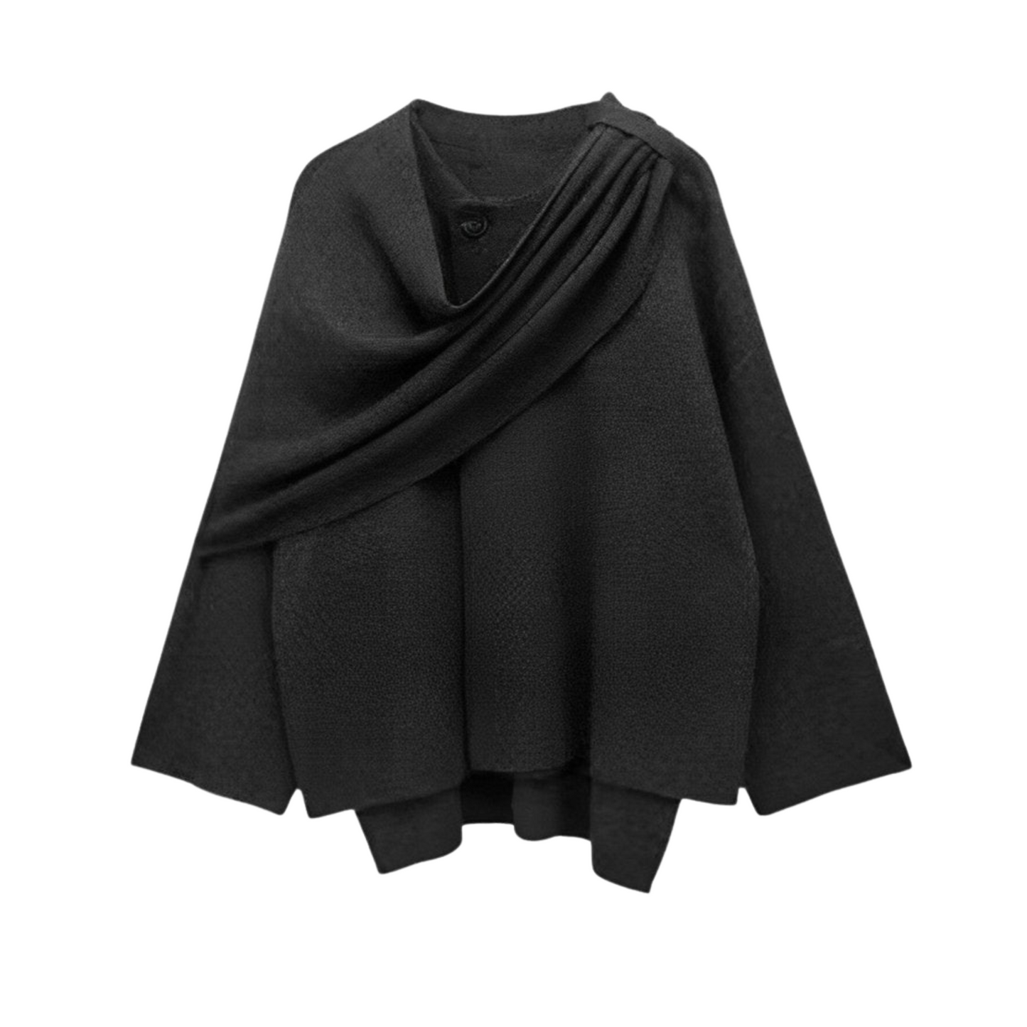 Classic Wool Cape Coat - Olytrend