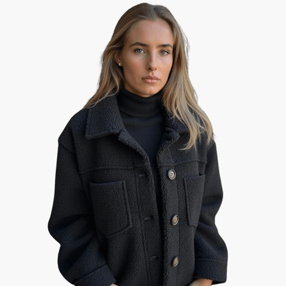 Soft Women's Button Fleece Coat