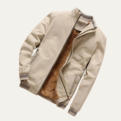 Cozy Men's Fleece Bomber Winter Jacket