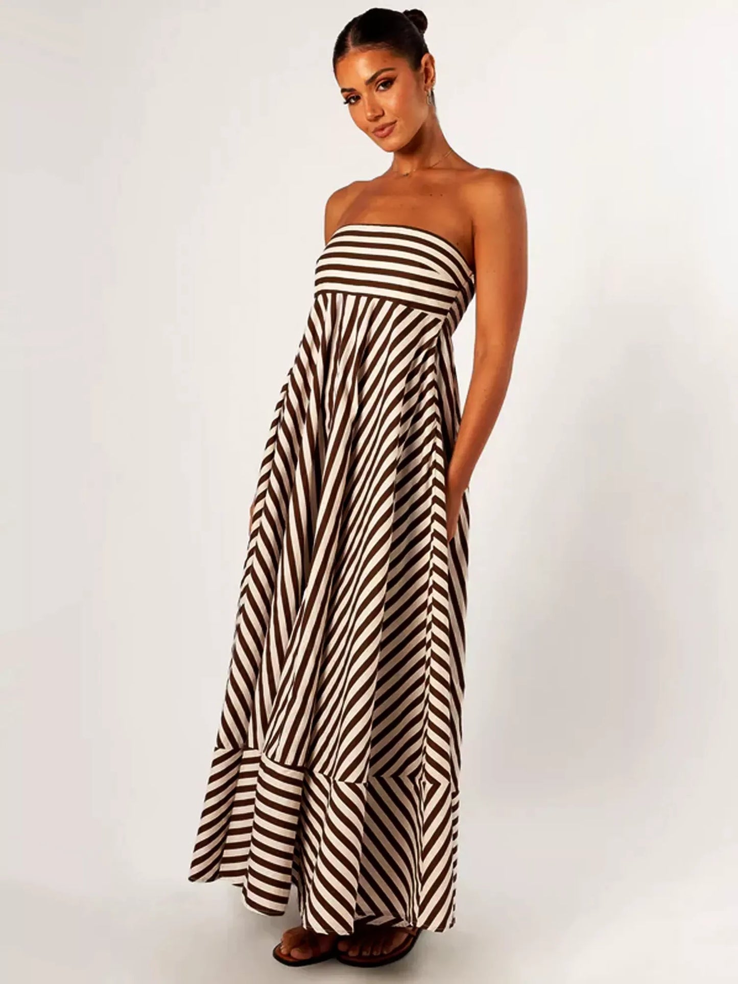 Sleeveless Floor Length Evening Dress