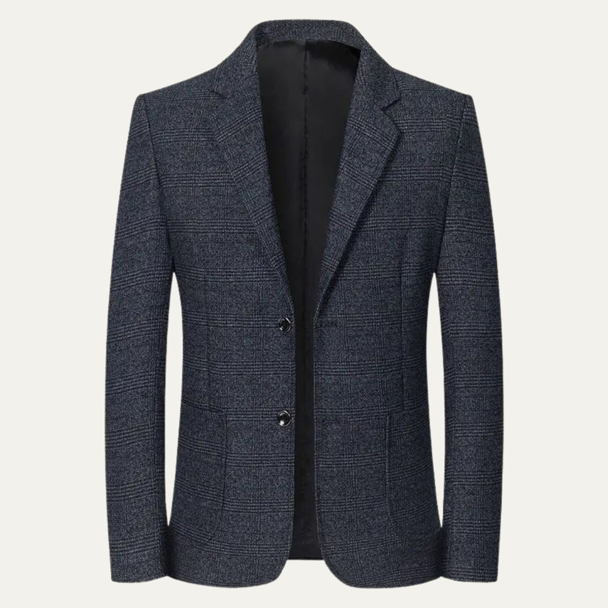 Traditional Plaid Check Mens Blazer Jacket