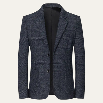 Traditional Plaid Check Mens Blazer Jacket