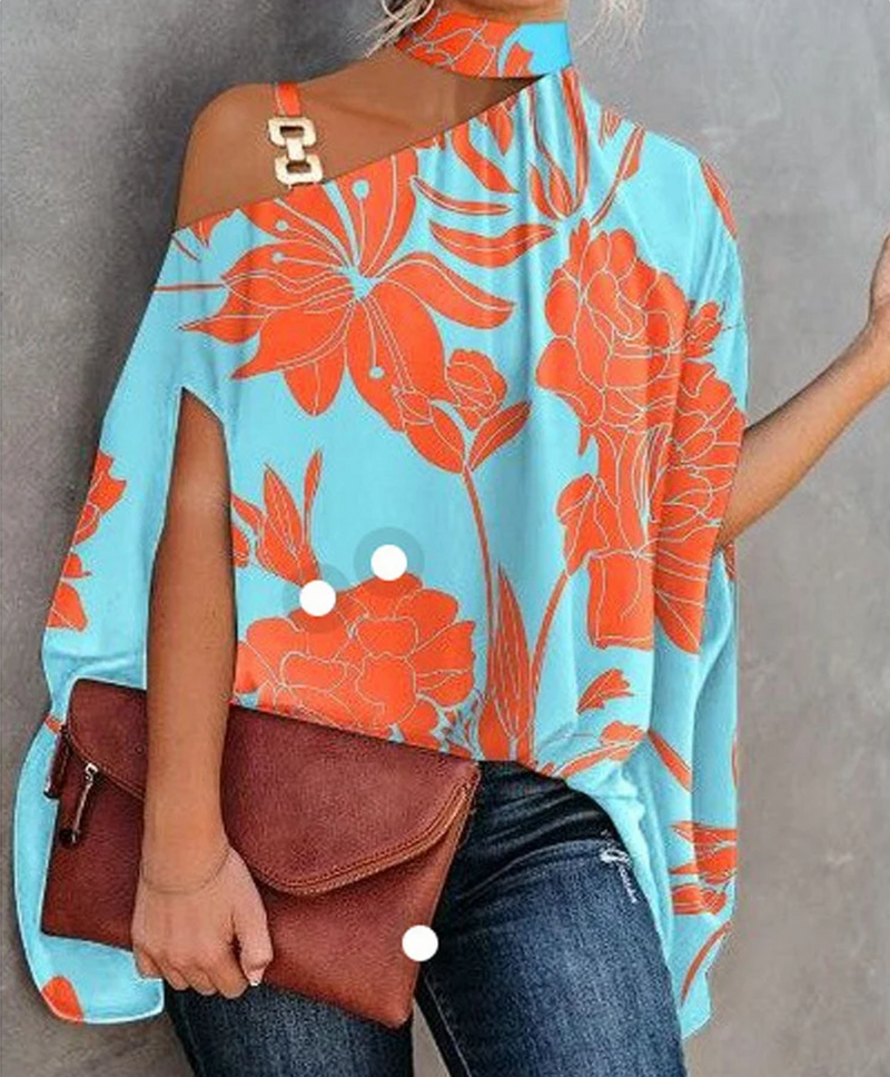 Ladies Loose Fit Off Shoulder Blouse