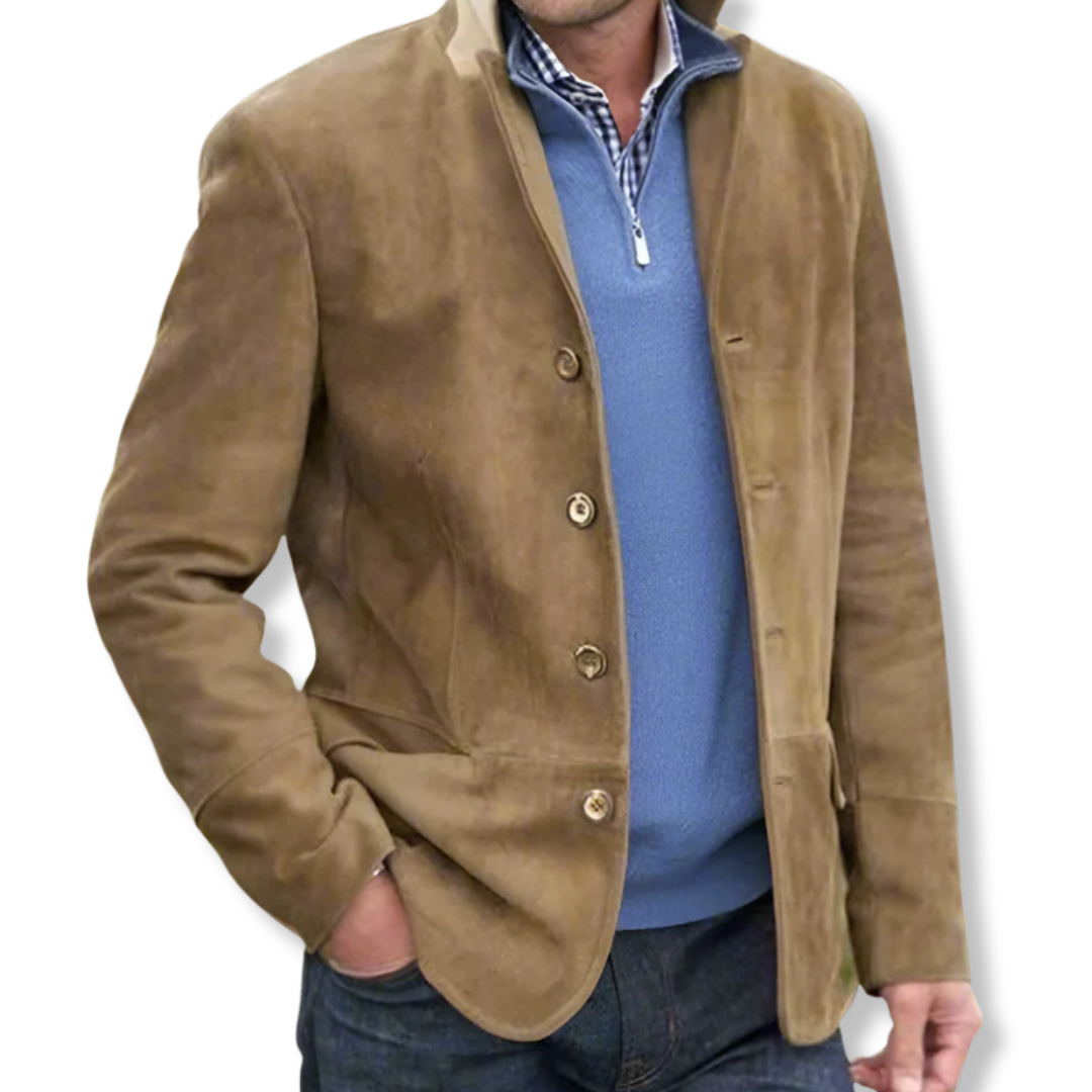 Slim Fit Button Jacket