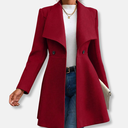 Classic Women's Wool Trench Coat