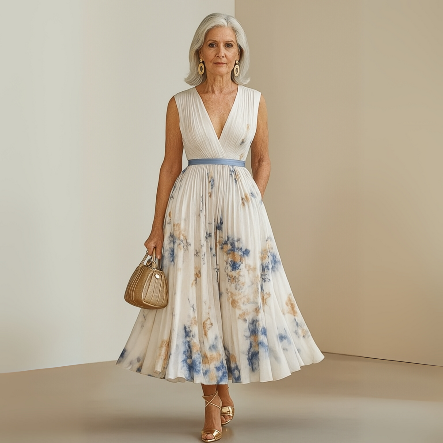 Lightweight Strapless Summer Maxi Dress