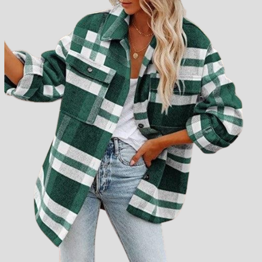 Ladies Classic Flannel Shirt - Olytrend