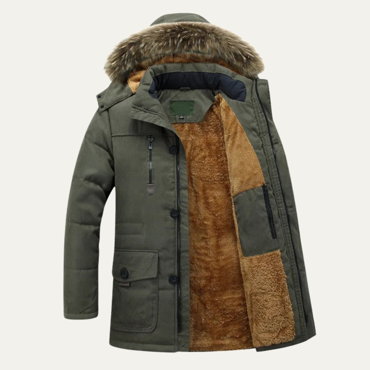 Classic Warm Fleece Winter Jacket