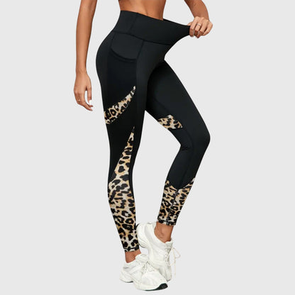 Fashionable Animal Print Workout Pants