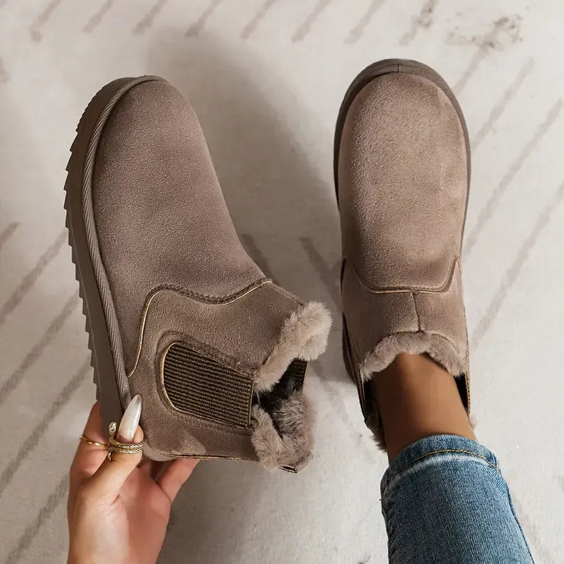 Classic Ankle Short Leather Boots