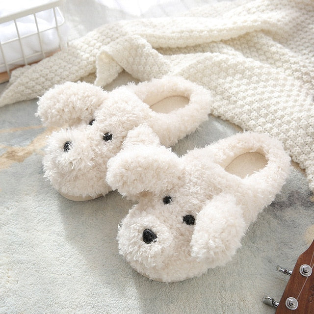 Cozy Women's Holiday Fuzzy Slippers