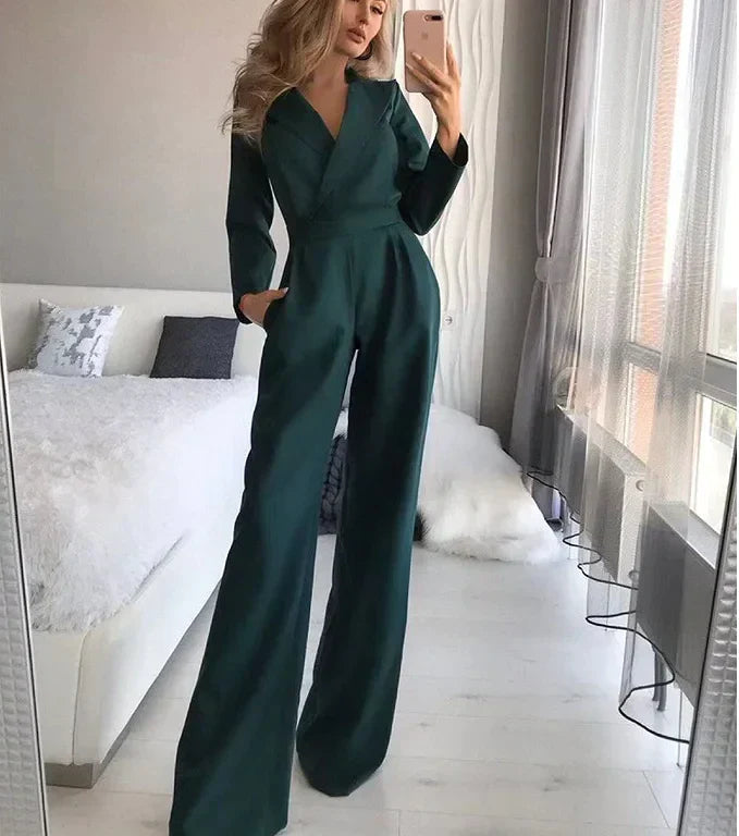 Stylish Long Sleeve Jumpsuit for Women - Olytrend