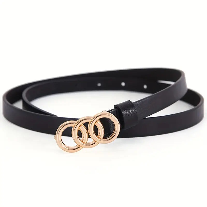 Flexible Faux Leather Waist Belt - Nocini