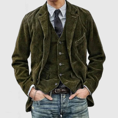 Classic Two Piece Suit Jacket Set