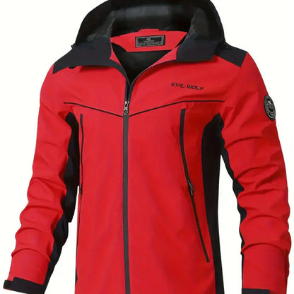 Rainproof Sports Jacket with Reflective Stripes