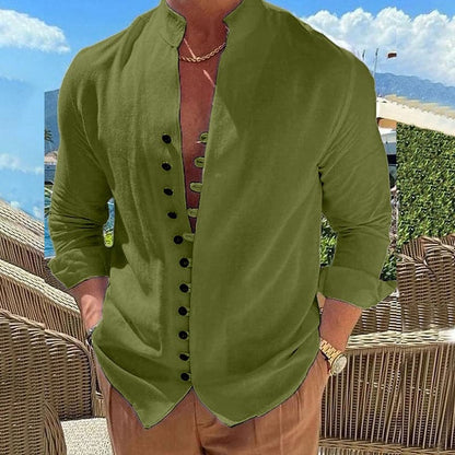 Relaxed Fit Men's Breathable Casual Shirt