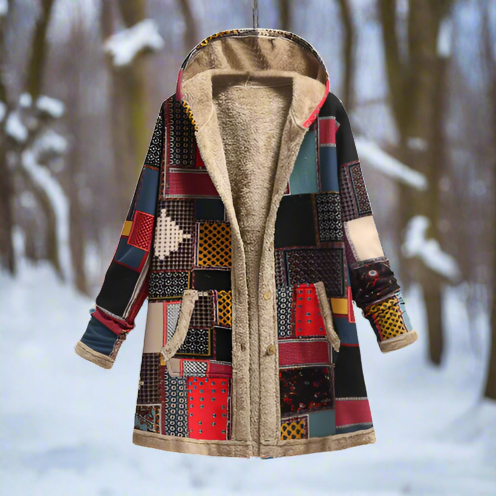 Warm Women's Fleece Lined Parka Coat