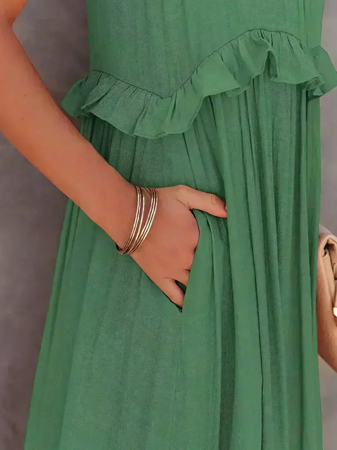 Chic Ruffle Strapless Summer Dress