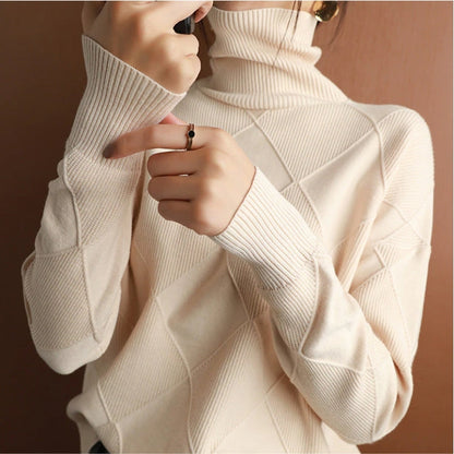 Elegant Sparkle Knit Sweater for Women