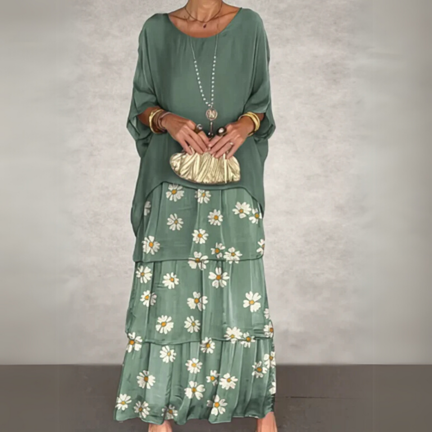 Beautiful Maxi Floor Length Evening Dress