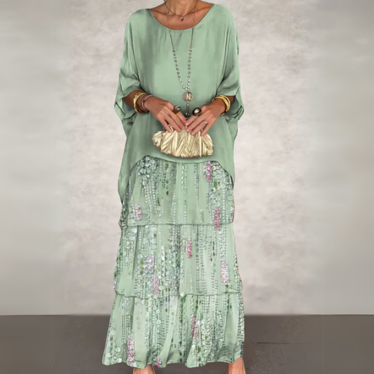 Beautiful Maxi Floor Length Evening Dress