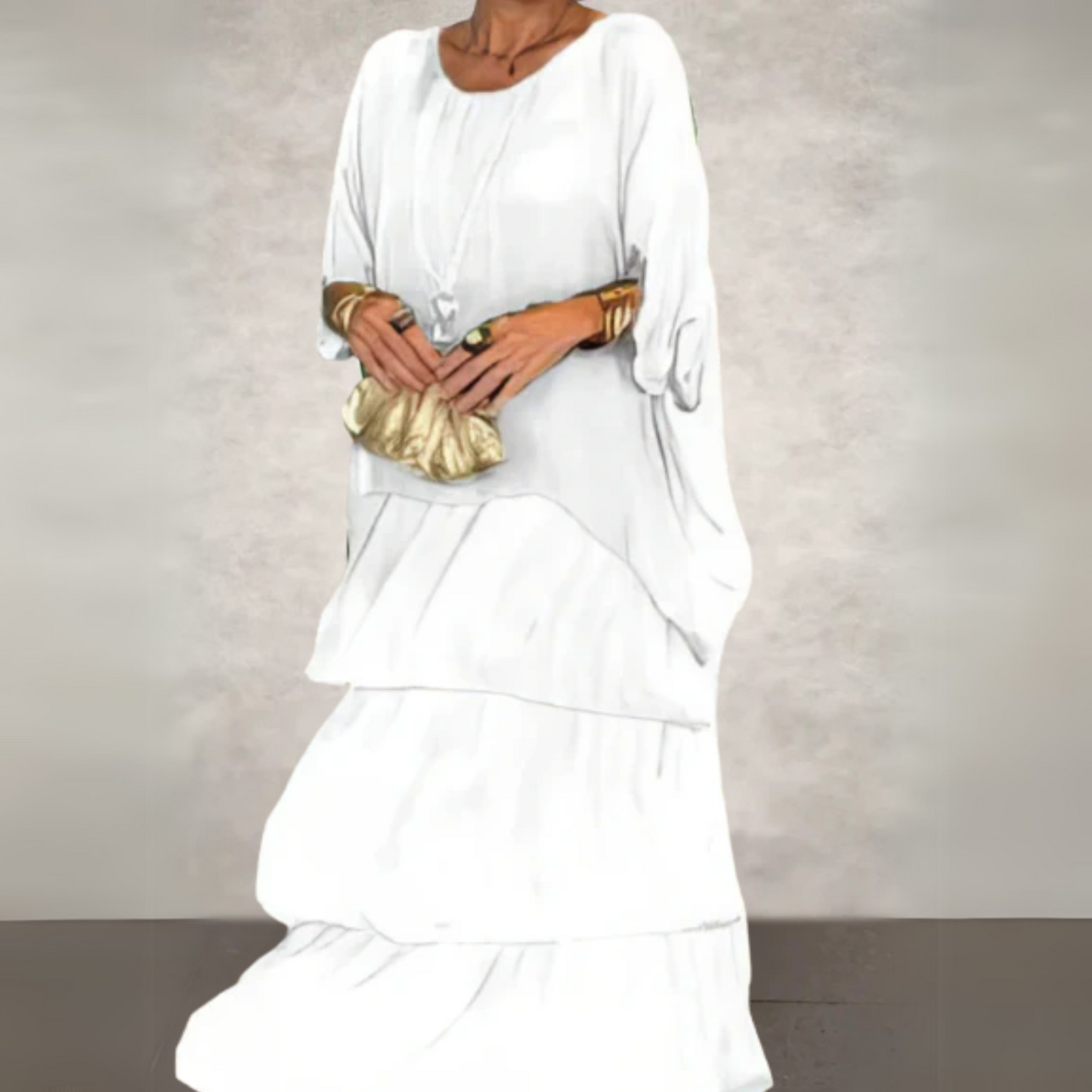 Beautiful Maxi Floor Length Evening Dress