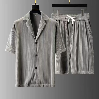 Comfortable Polo Shorts Set for Men - Casual Fit