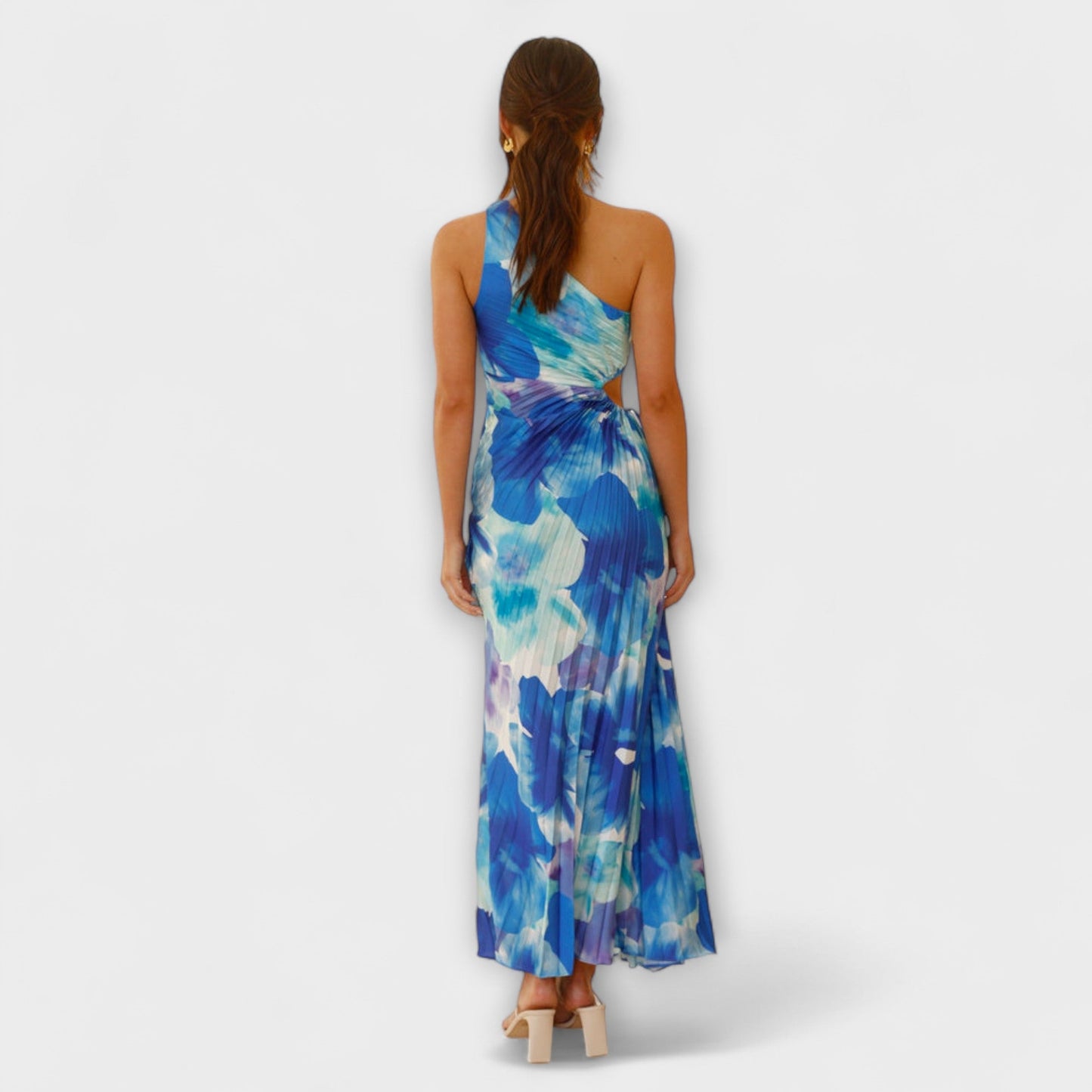 Elegant Cut Out Long Evening Dress for Women