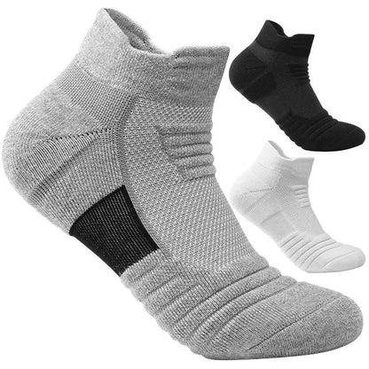 Comfortable 3 Pack Athletic Ankle Sports Socks - Pexav