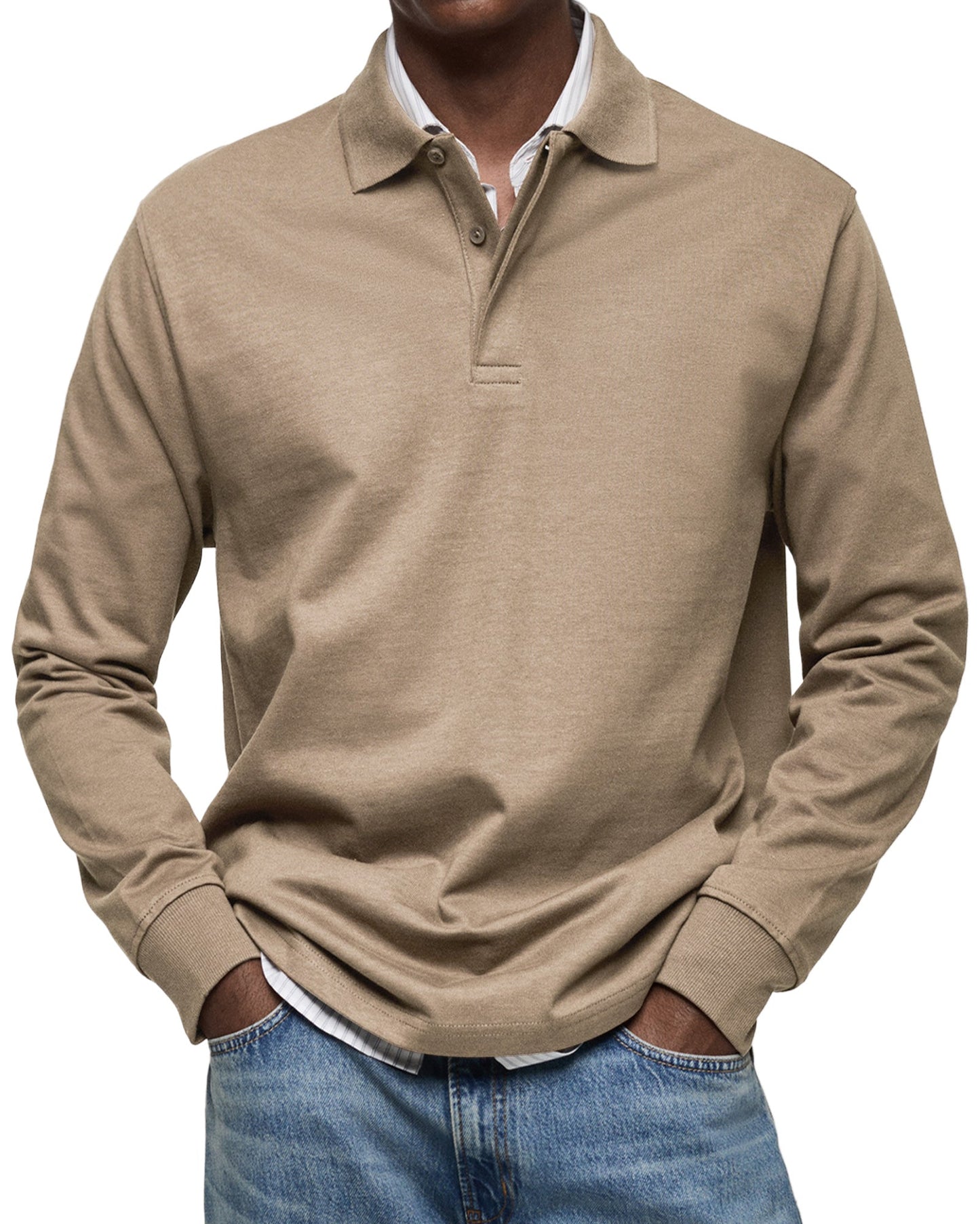 Classic Fit Men's Polo Shirt with Collar