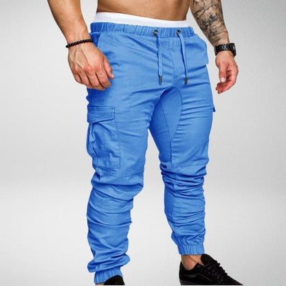 Comfortable Men's Jogger Pants with Elastic Waist