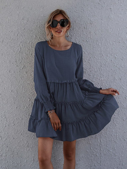 Cute Ruffled Mini Sundress for Women