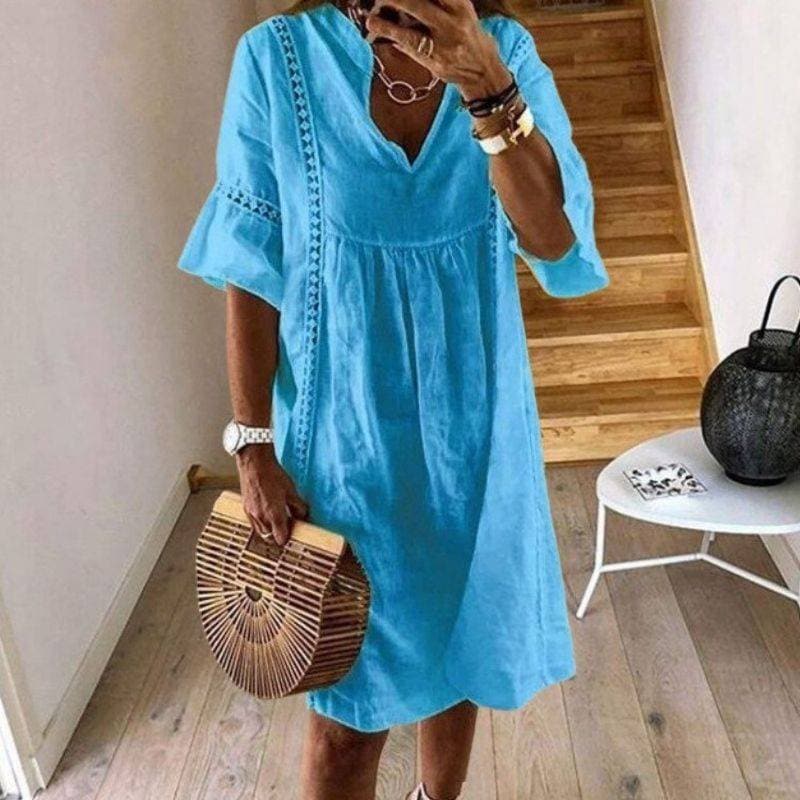 Lightweight Summer Boho Maxi Dress - Nocini