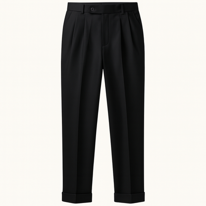 Classic Fit Mens Dress Pants - Smart Straight Leg Suit Trousers - Nocini