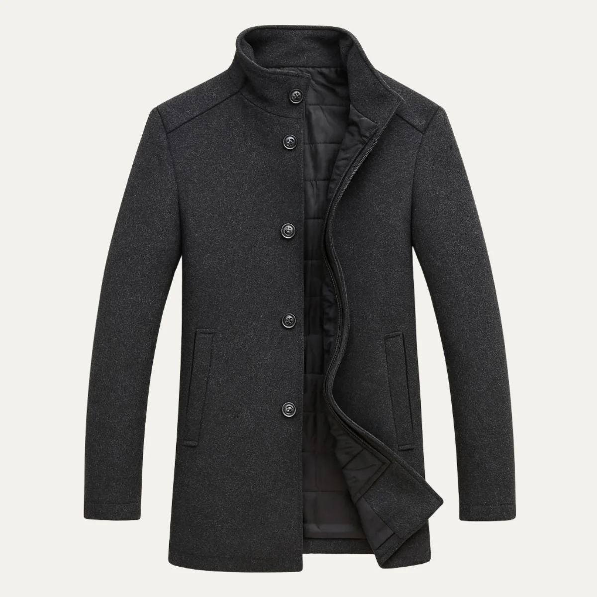 Timeless Men's Wool Trench Coat