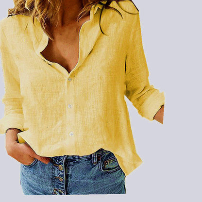 Relaxed Fit Cotton Women's Top